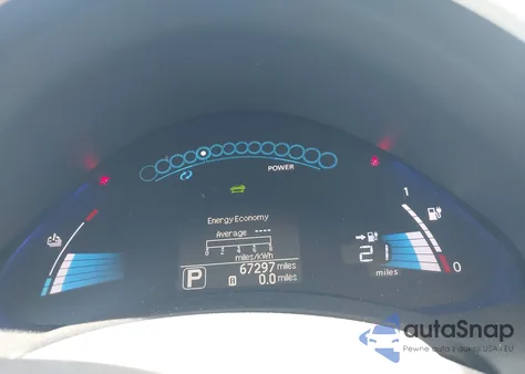 2011 Nissan Leaf Sl из США, поврежденный, VIN JN1AZ0CP3BT004972